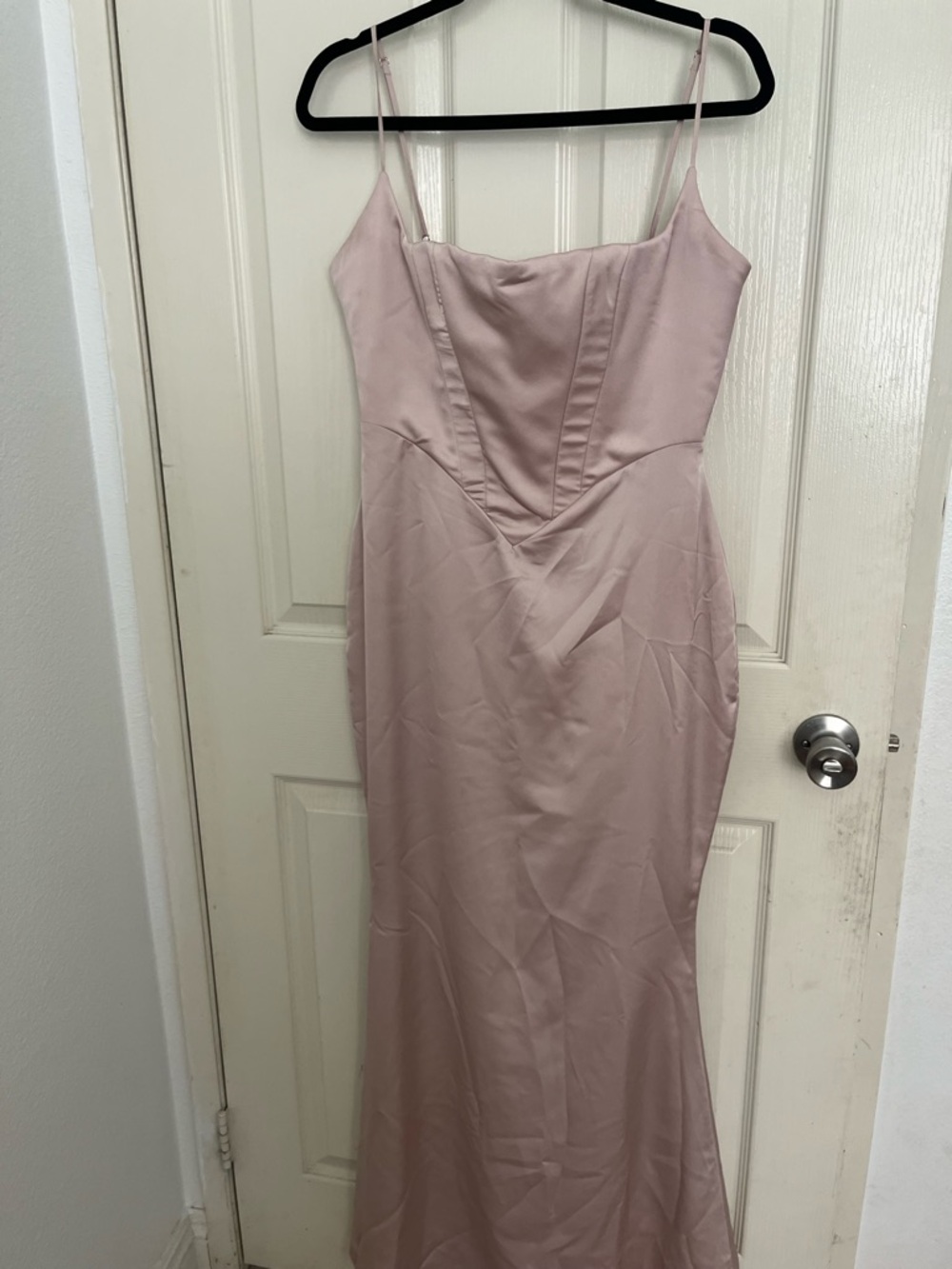 House of Cb Olivette corset dressElegant Blush Pink